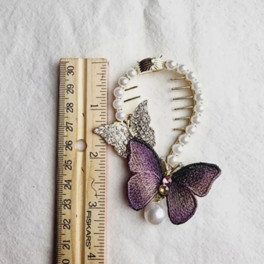 Embroidery Rhinestone Hair Accessories
